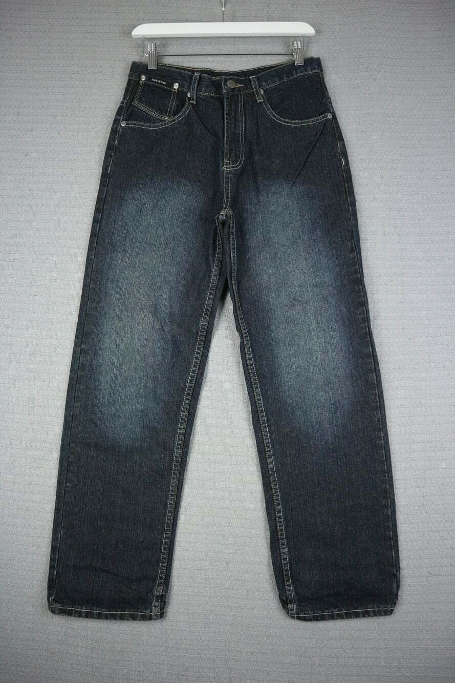 Timeout Y2K Style Faded Dark Wash Denim Jeans Youth Size 16